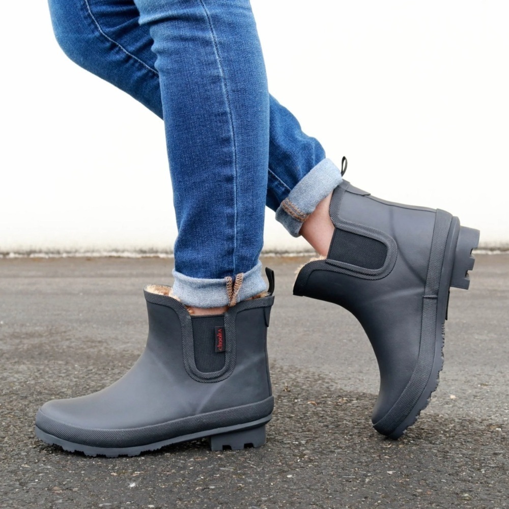 Chooka Charcoal Ankle Boots